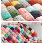 Puff Quilt Free Crochet Pattern and Video Tutorial