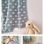 Puff Hearts Baby Blanket Free Crochet Pattern