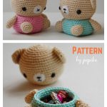 Amigurumi Bear and Bunny Box Crochet Pattern
