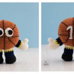 Basketball Mascot Amigurumi Free Crochet Pattern