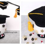 Graduation Snow Globe Free Crochet Pattern