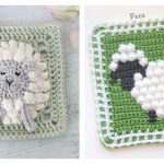 Sheep Granny Square Crochet Patterns