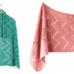 Zig Zagging Filet Shawl Free Crochet Pattern