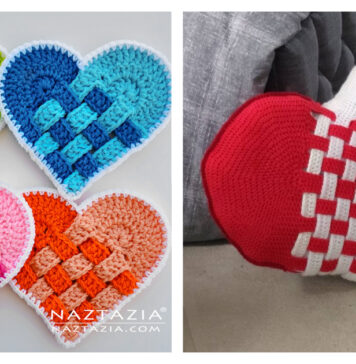 Woven Heart Free Crochet Patterns