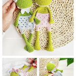 Frog Baby Security Blanket Crochet Pattern