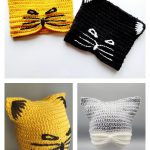 Cat Hat Free Crochet Pattern and Video Tutorial