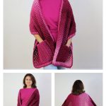 Pocket Shawl for Beginners Free Crochet Pattern and Video Tutorial