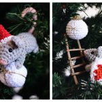 Christmas Mice and Bauble Free Crochet Pattern
