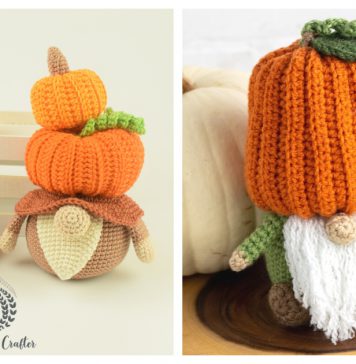Pumpkin Gnome Amigurumi Free Crochet Pattern