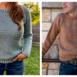 Basic Alex Pullover Sweater Free Crochet Pattern