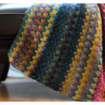 Granny Spike Mountain Throw Free Crochet Pattern