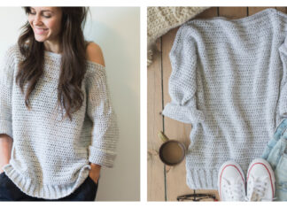 Homebody Sweater Free Crochet Pattern