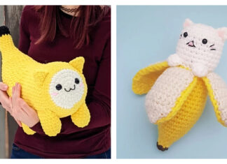 Banana Cat Amigurumi Crochet Patterns