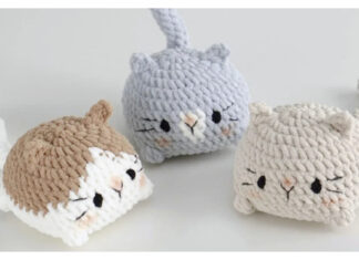 Bun Cat Amigurumi Crochet Pattern