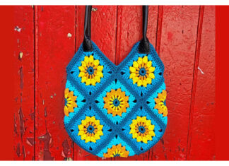 Marguerite Granny Bag Free Crochet Pattern