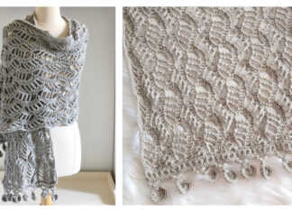 Morning Tide Shawl Free Crochet Pattern