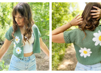 The Daisy Day Cardigan Free Crochet Pattern