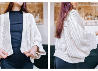 Cloud Cocoon Cardigan Crochet Pattern and Video Tutorial