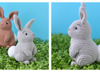 Amigurumi Spring Bunny Free Crochet Pattern
