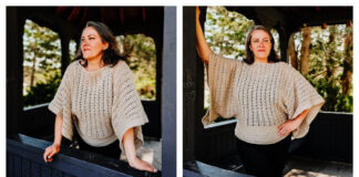 Angelica Wide Sleeve Sweater Free Crochet Pattern