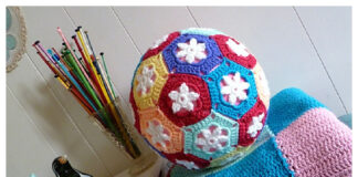Grandma Star Hexagon Free Crochet Pattern