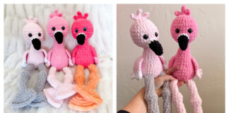 Plush Flamingo Amigurumi Free Crochet Pattern