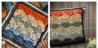 Shell Collector Cushion Free Crochet Pattern