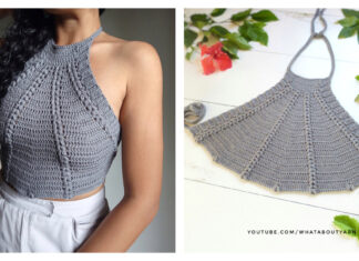 Tallulah Wrap Top Crochet Pattern and Video Tutorial