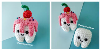 Tooth and Sweet Tooth Pin Cushion Free Crochet Pattern