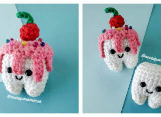 Tooth and Sweet Tooth Pin Cushion Free Crochet Pattern