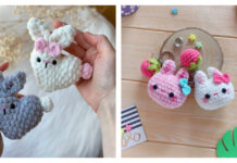 Amigurumi Bunny Keychain Crochet Patterns