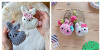 Amigurumi Bunny Keychain Crochet Patterns
