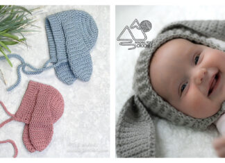 Bunny Baby Bonnet Free Crochet Patterns