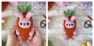 Bunny in a Carrot Costume Free Crochet Pattern