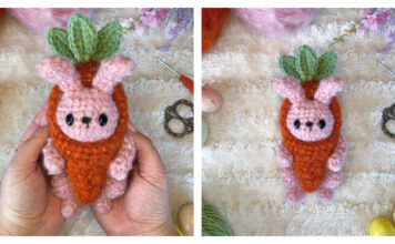 Bunny in a Carrot Costume Free Crochet Pattern