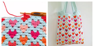 Granny Hearts Stitch Crochet Patterns