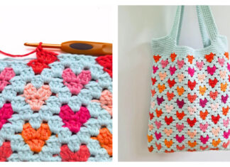 Granny Hearts Stitch Crochet Patterns