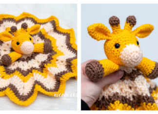 Hug Me Giraffe Lovey Free Crochet Pattern