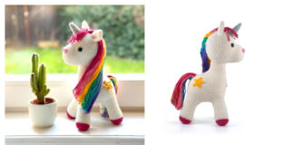 Lizzie the Unicorn Amigurumi Free Crochet Pattern