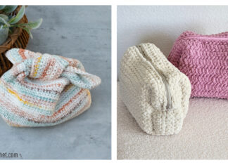 Makeup Bag Free Crochet Patterns