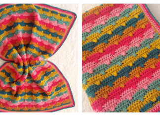 Scallop Shell Baby Blanket Free Crochet Pattern