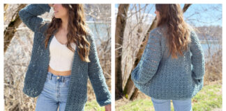 Towhee Cardigan Free Crochet Pattern and Video Tutorial