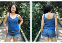 Chevron Tank Top Free Crochet Pattern and Video Tutorial