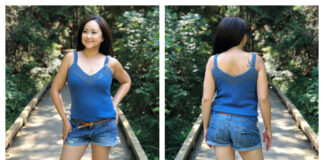 Chevron Tank Top Free Crochet Pattern and Video Tutorial