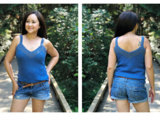Chevron Tank Top Free Crochet Pattern and Video Tutorial