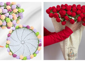 Flower Bouquet Blanket Crochet Patterns