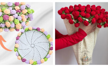 Flower Bouquet Blanket Crochet Patterns