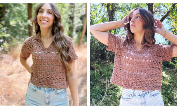 Boxy Blooms Pullover Free Crochet Pattern and Video Tutorial