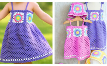 Delightful Days Children’s Dress Free Crochet Pattern and Video Tutorial
