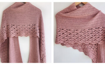 Floral Drift Shawl Free Crochet Pattern